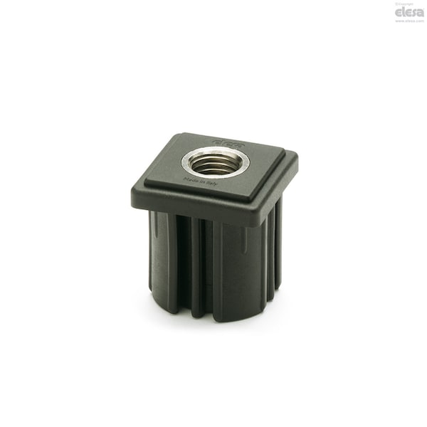 Elesa Square end-caps for tubes, ND.Q-30x1.5-M12 ND.Q - main